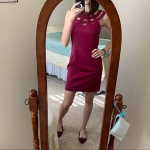 Minuet dress shimmer berry